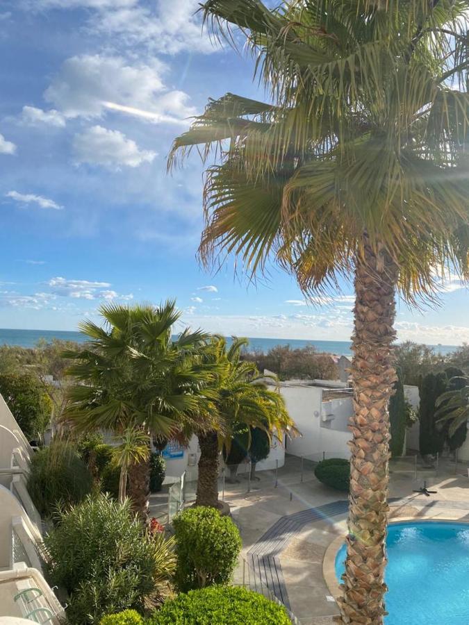 Le Cali, P2 Cabine Dans Une Residence Avec Piscine, Vue Mer Et Parking Prive La Grande Motte Luaran gambar